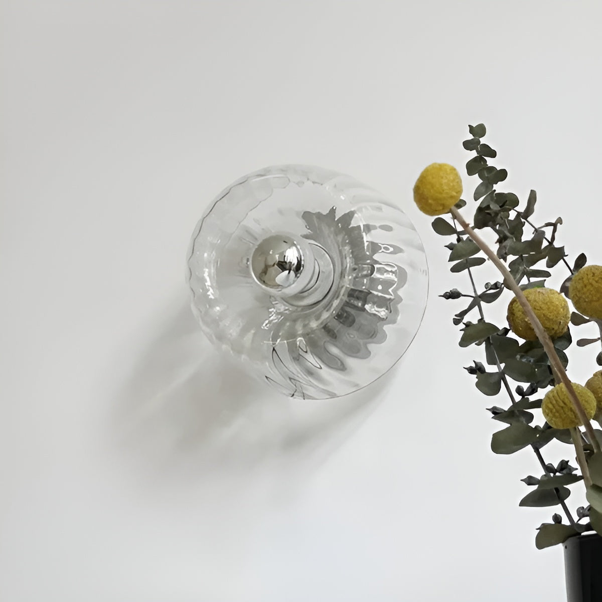 ScandiElegance Glass Wall Lamp - Bauhaus Glass Wall Sconce