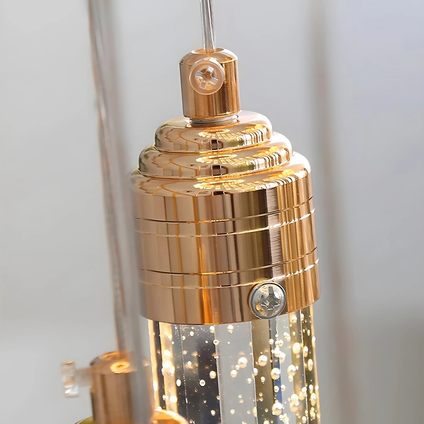 Chase Gold Crystal Pendant Light - Chandeliers | Lucera Lighting