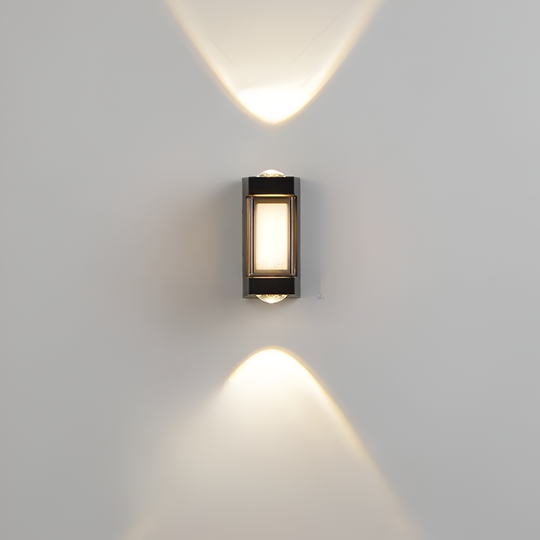 Nordic Cylinder Outdoor Wall Light in Black or White
