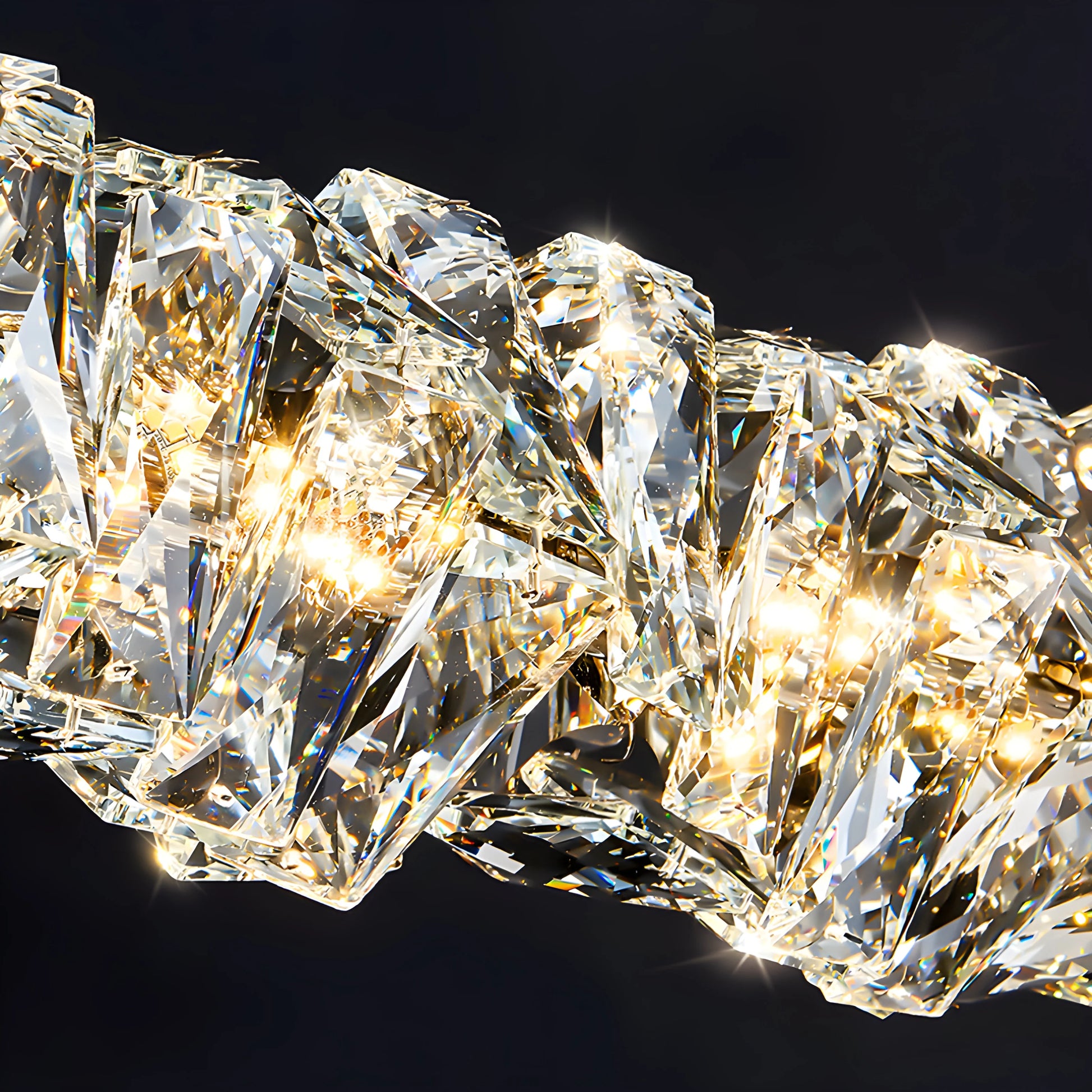 Lova Luxury Crystal Chandelier for Kitchen - Pendant Lights | Lucera Lighting