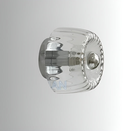ScandiElegance Glass Wall Lamp - Bauhaus Glass Wall Sconce