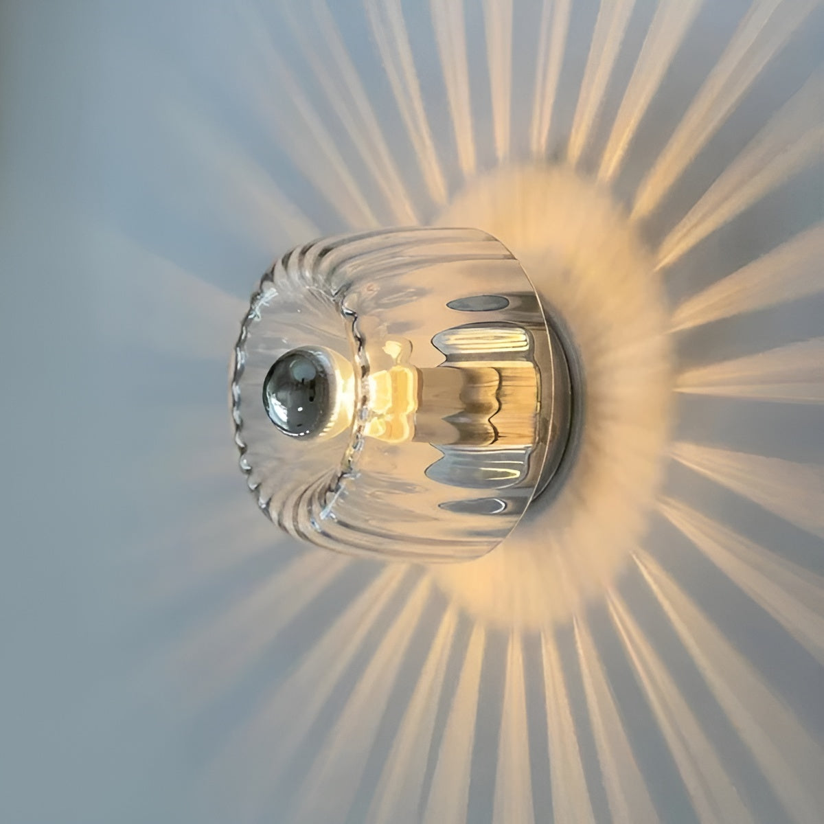ScandiElegance Glass Wall Lamp - Bauhaus Glass Wall Sconce
