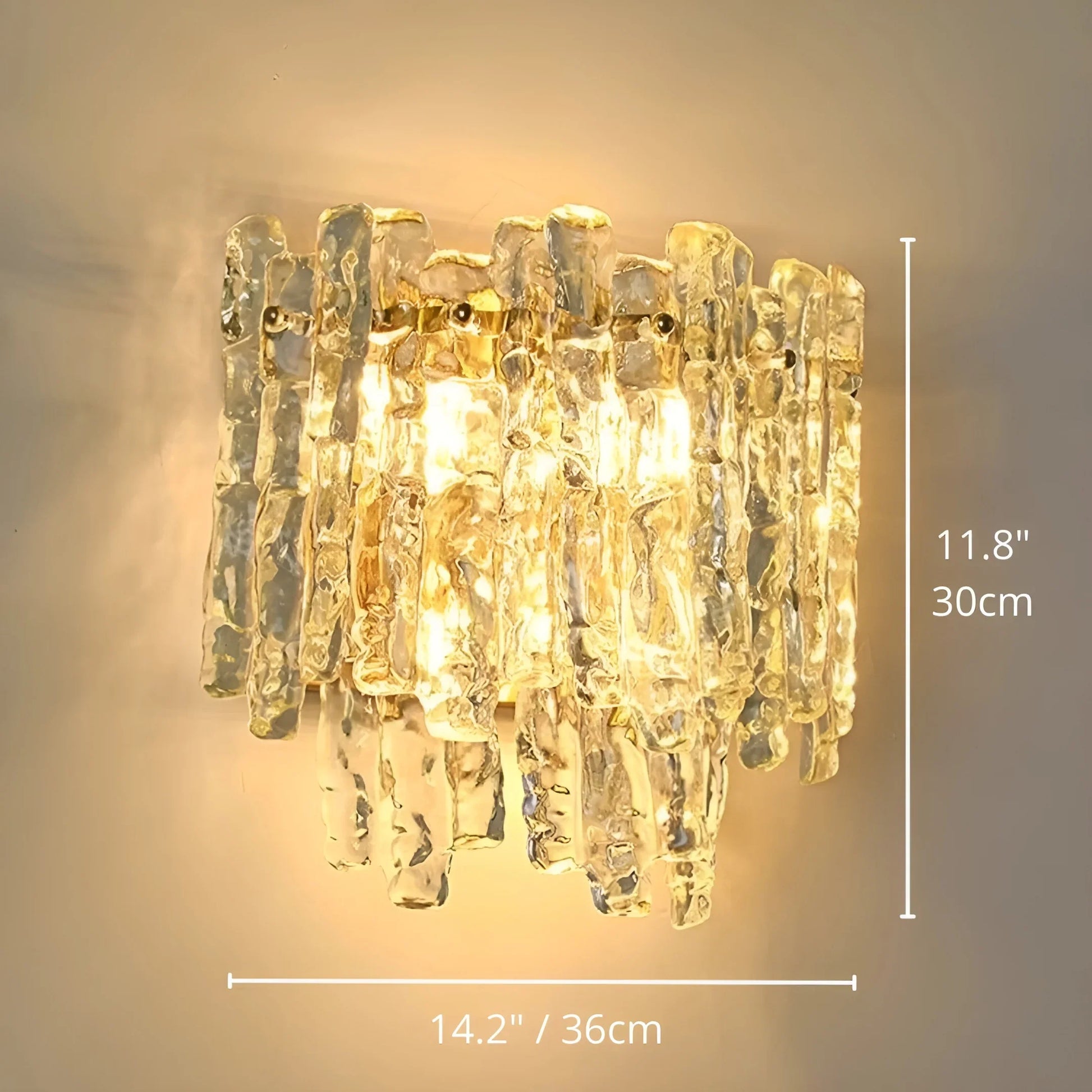 Cielo Murano Glass Wall Sconce - Wall Lights & Sconces | Lucera Lighting