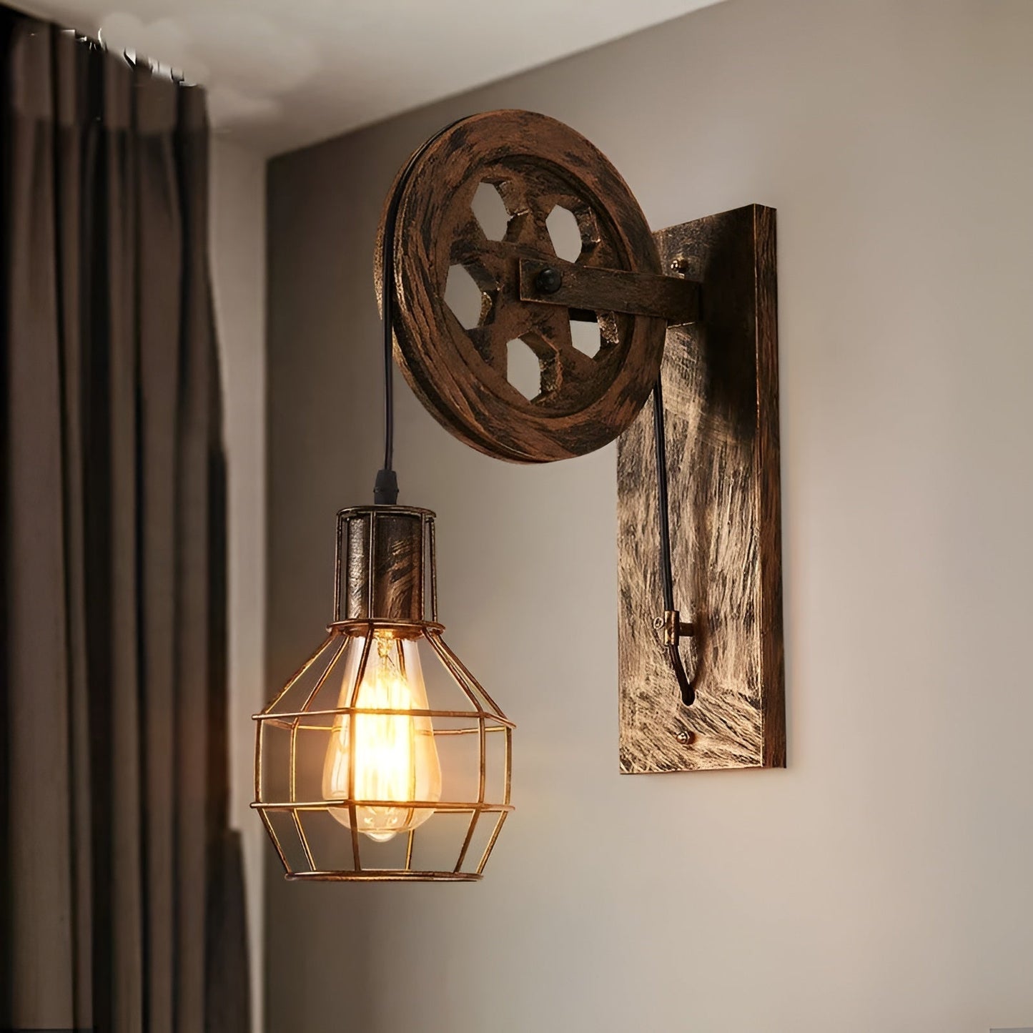 LumenLux Wall Lamp - Vintage Industrial LED