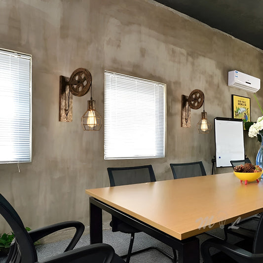 LumenLux Wall Lamp - Vintage Industrial LED