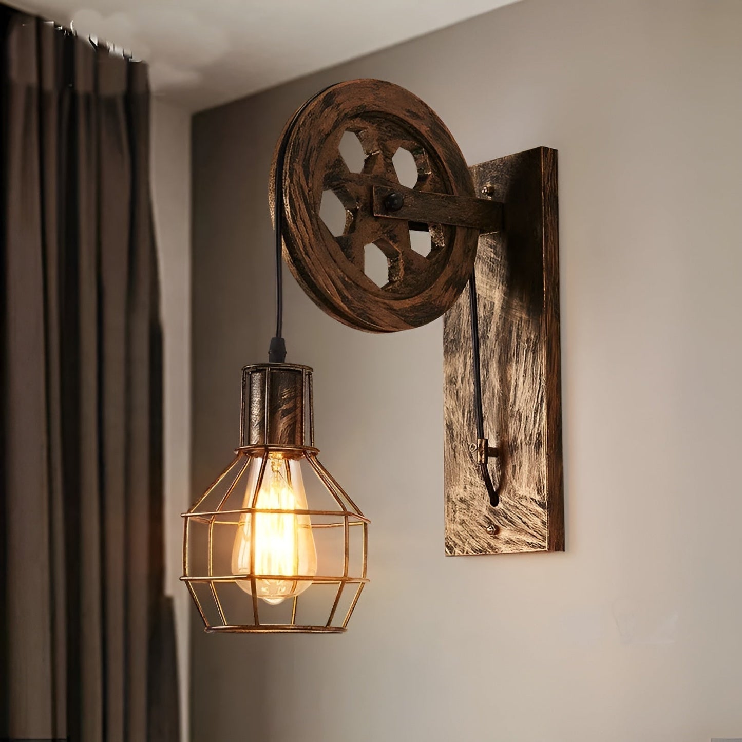 LumenLux Wall Lamp - Vintage Industrial LED