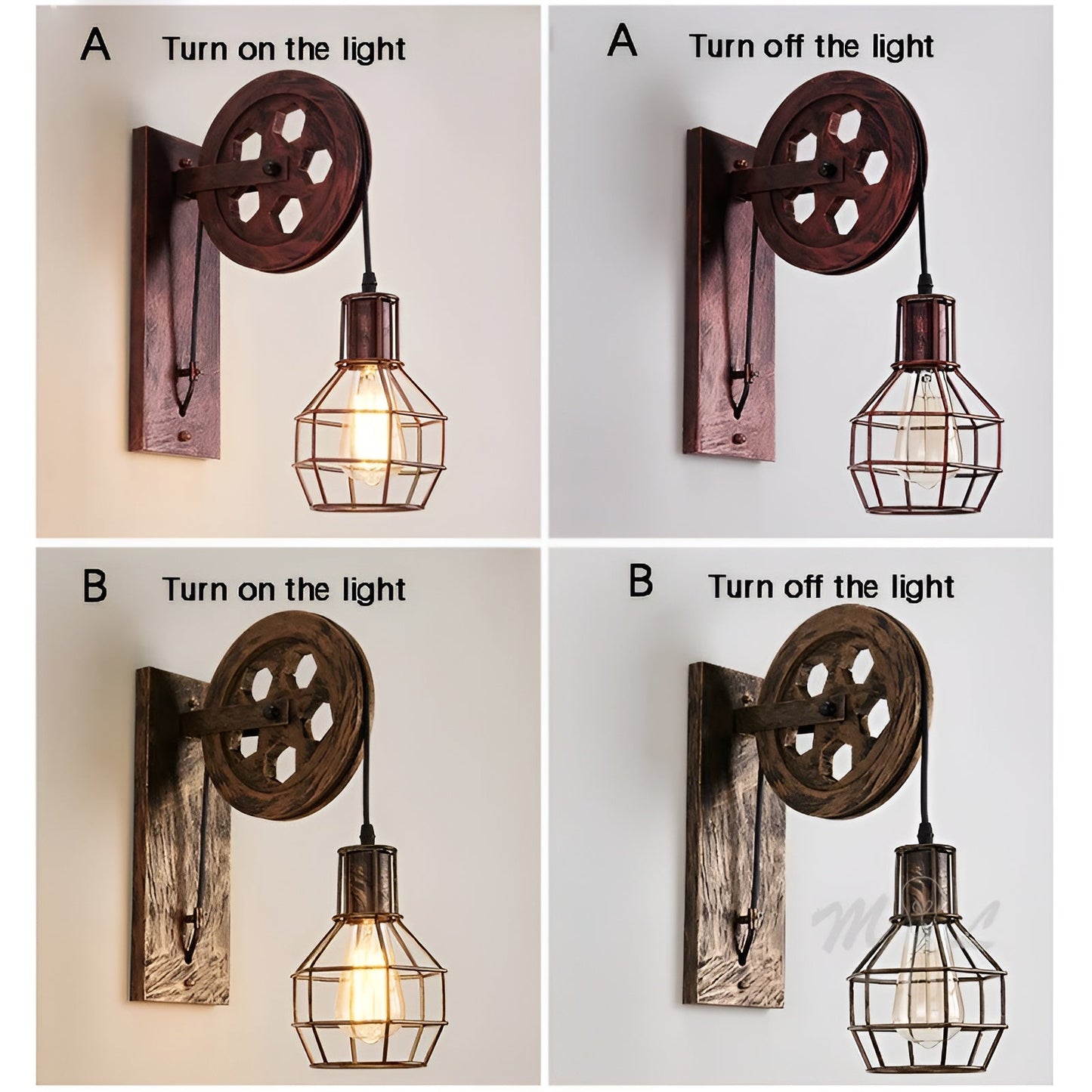 LumenLux Wall Lamp - Vintage Industrial LED