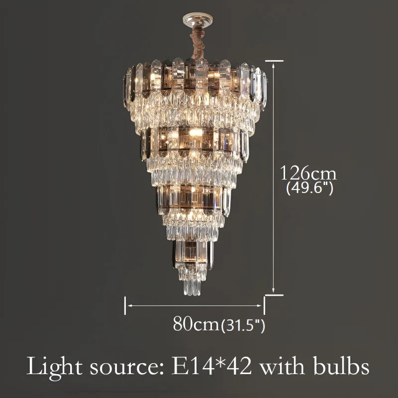 Magnolia Grand Luxury Crystal Chandelier - Chandeliers | Lucera Lighting