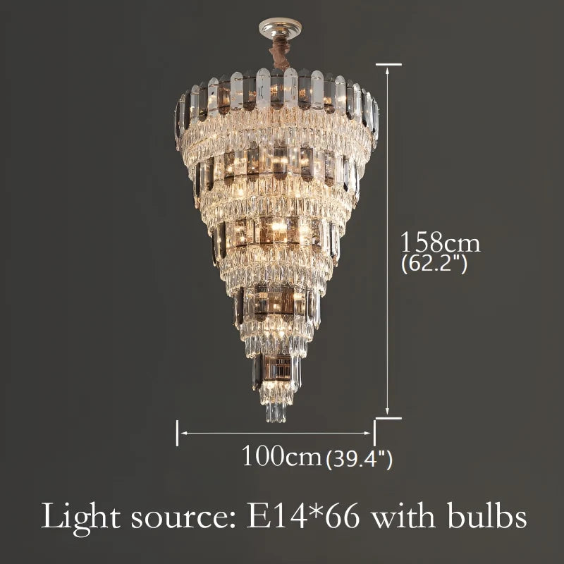 Magnolia Grand Luxury Crystal Chandelier - Chandeliers | Lucera Lighting