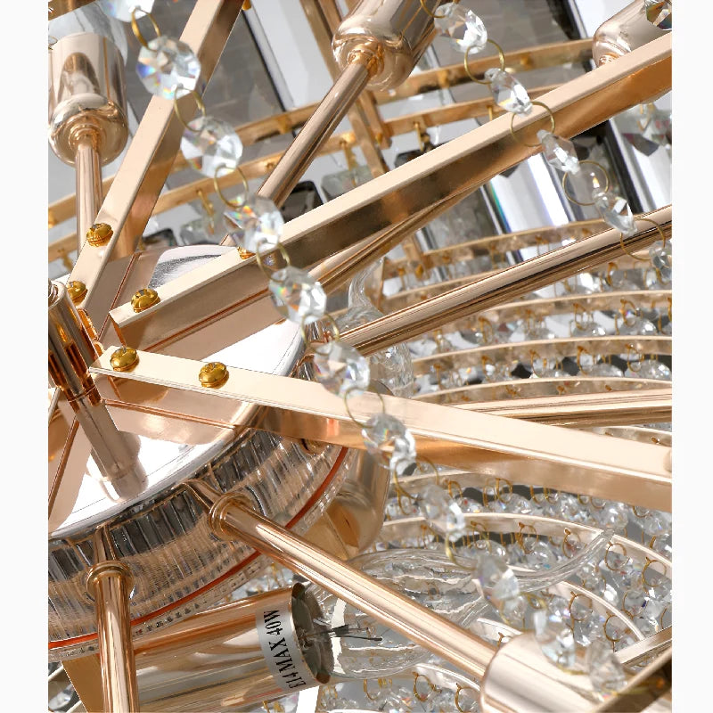 Magnolia Grand Luxury Crystal Chandelier - Chandeliers | Lucera Lighting