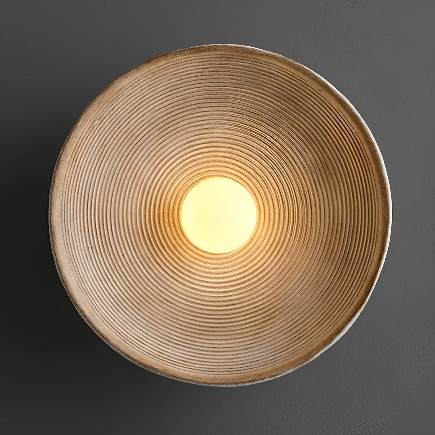 WabiSabi Wall Lamp - Minimalist Round LED Light