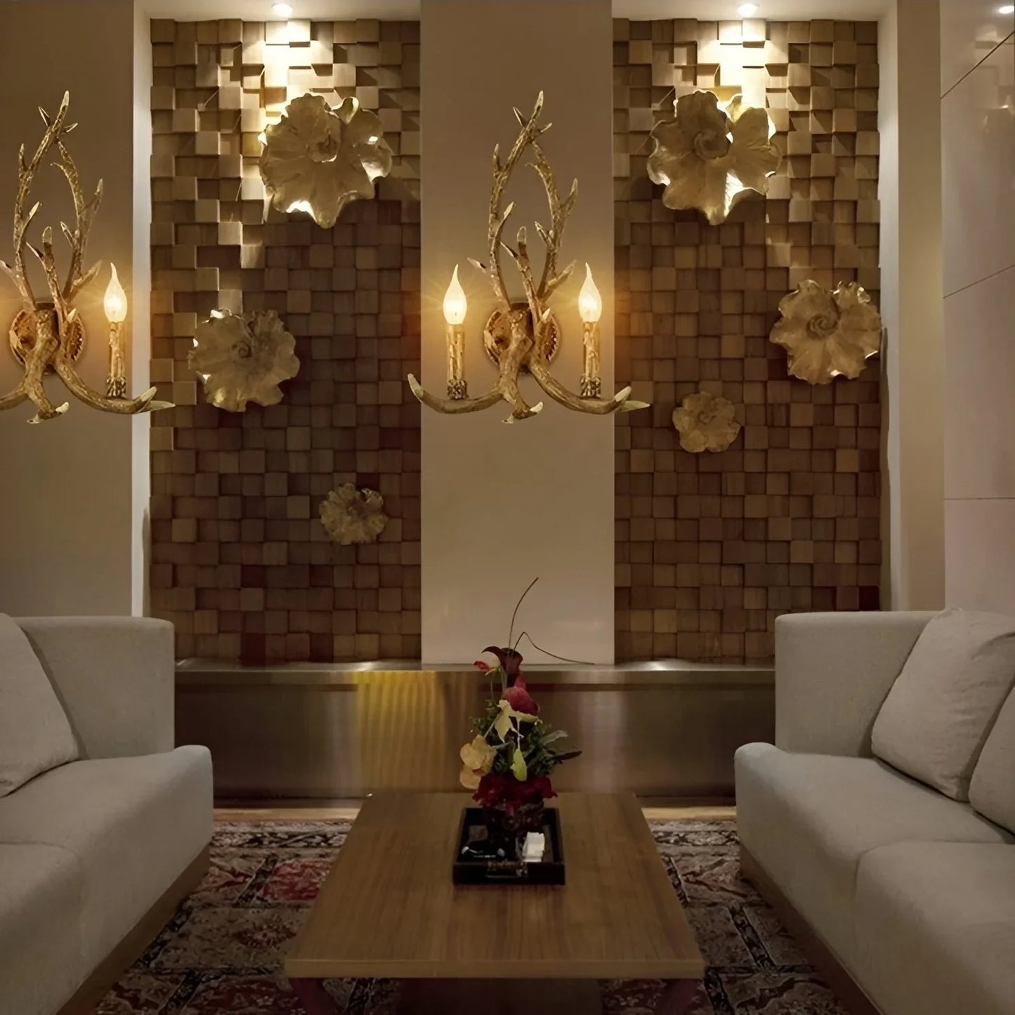Noli Antlers Wall Sconce - Wall Lights & Sconces | Lucera Lighting