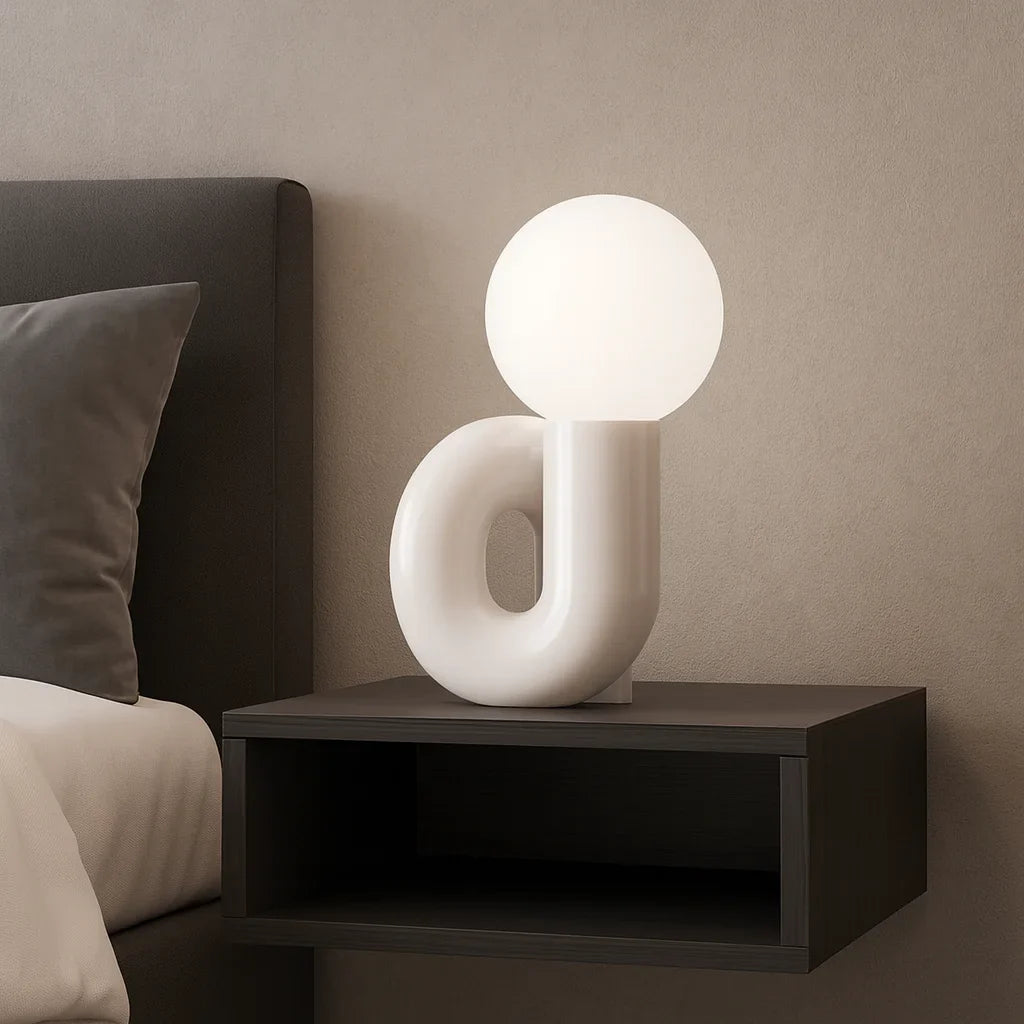 Precipitando Sculptural Resin Table Lamp - Lamps | Lucera Lighting