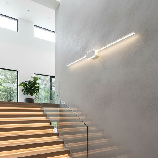 Calando LED Mirror Wall Lamp Black/White - Wall Lights & Sconces | Lucera Lighting