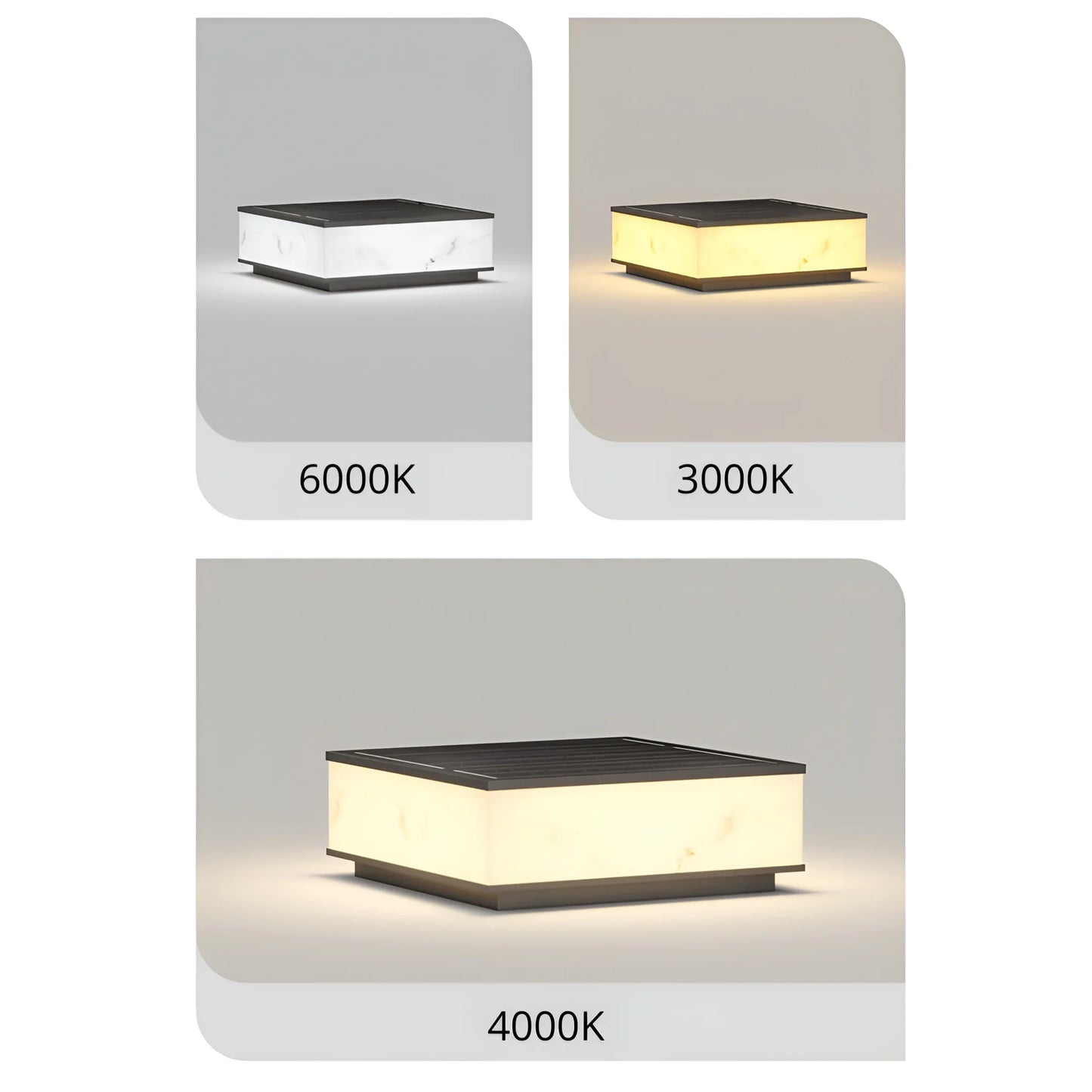 Cygnus Ridge Solar Pillar Light - Exterior wall | Lucera Lighting