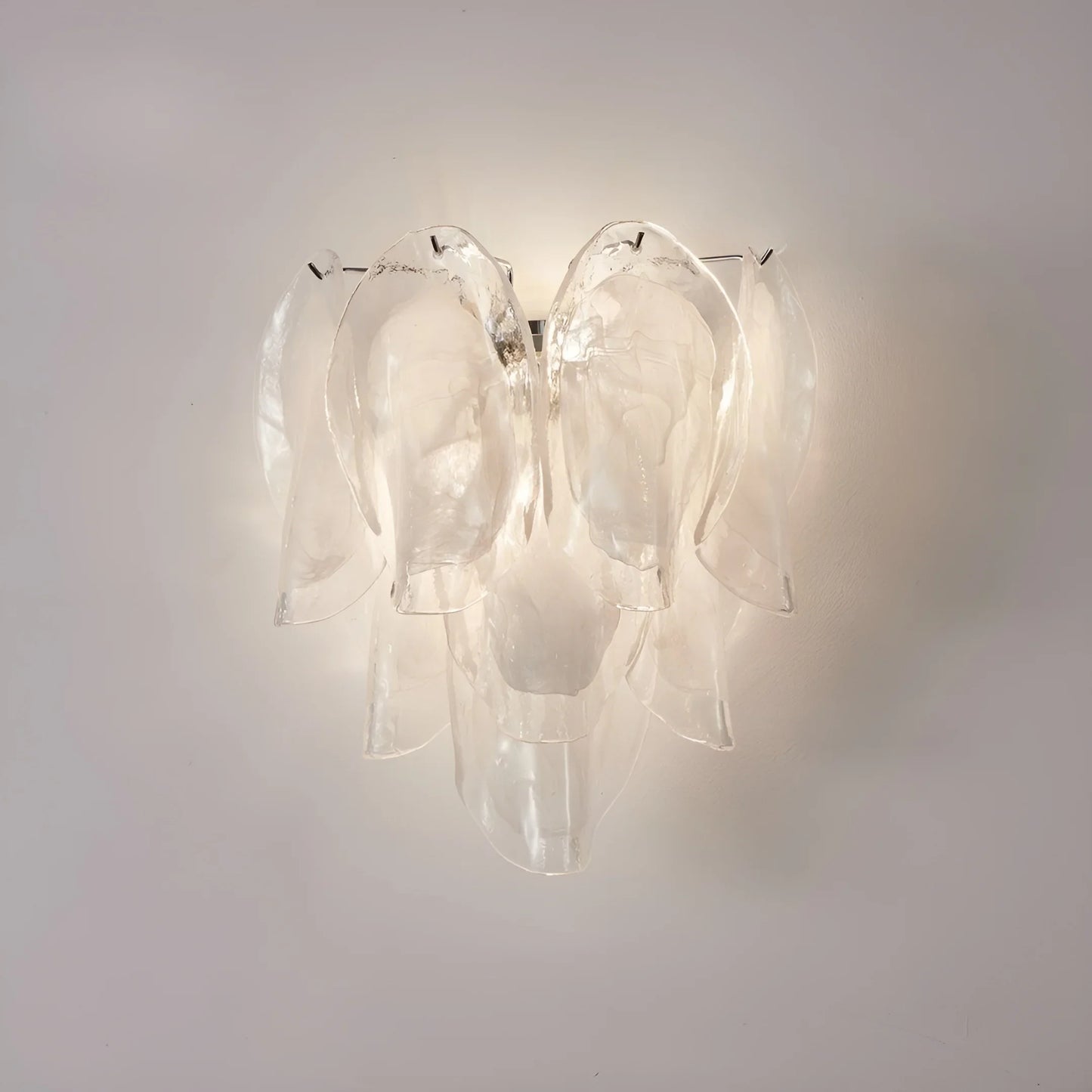 Carme Murano Glass Wall Sconce for Living Room - Wall Lights & Sconces | Lucera Lighting