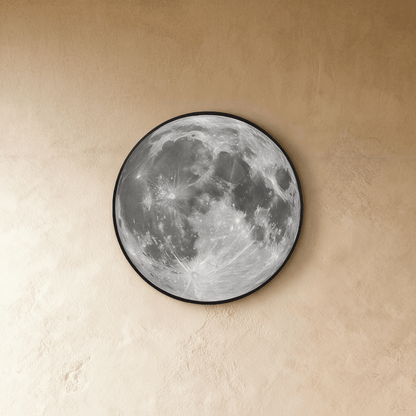 Caspian Moon Wall Lamp Illuminated Art - Wall Lights & Sconces | Lucera Lighting
