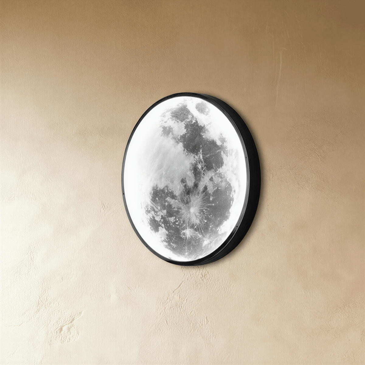 Caspian Moon Wall Lamp Illuminated Art - Wall Lights & Sconces | Lucera Lighting