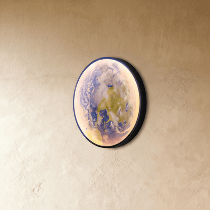 Caspian Moon Wall Lamp Illuminated Art - Wall Lights & Sconces | Lucera Lighting