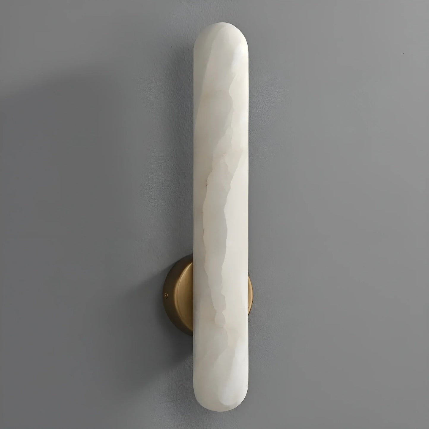 Cosmo Alabaster Vertical Wall Sconce - Luxury Ambient Light - Lamps | Lucera Lighting