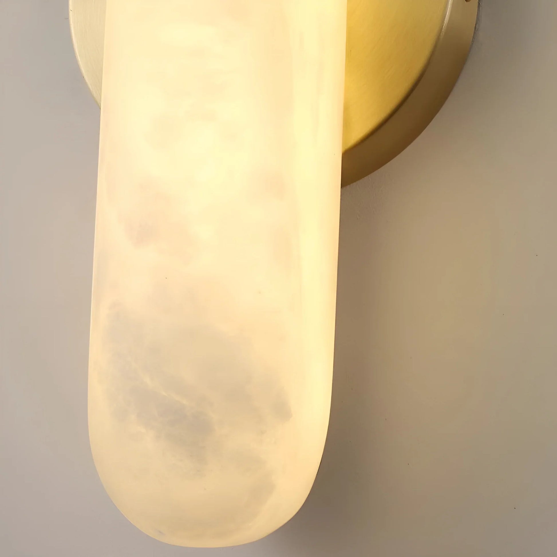 Cosmo Alabaster Vertical Wall Sconce - Luxury Ambient Light - Lamps | Lucera Lighting