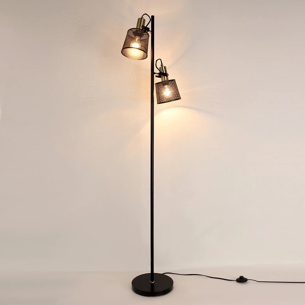Azure Double Head Adjustable LED Floor Lamp - Lamps | Lucera Lighting