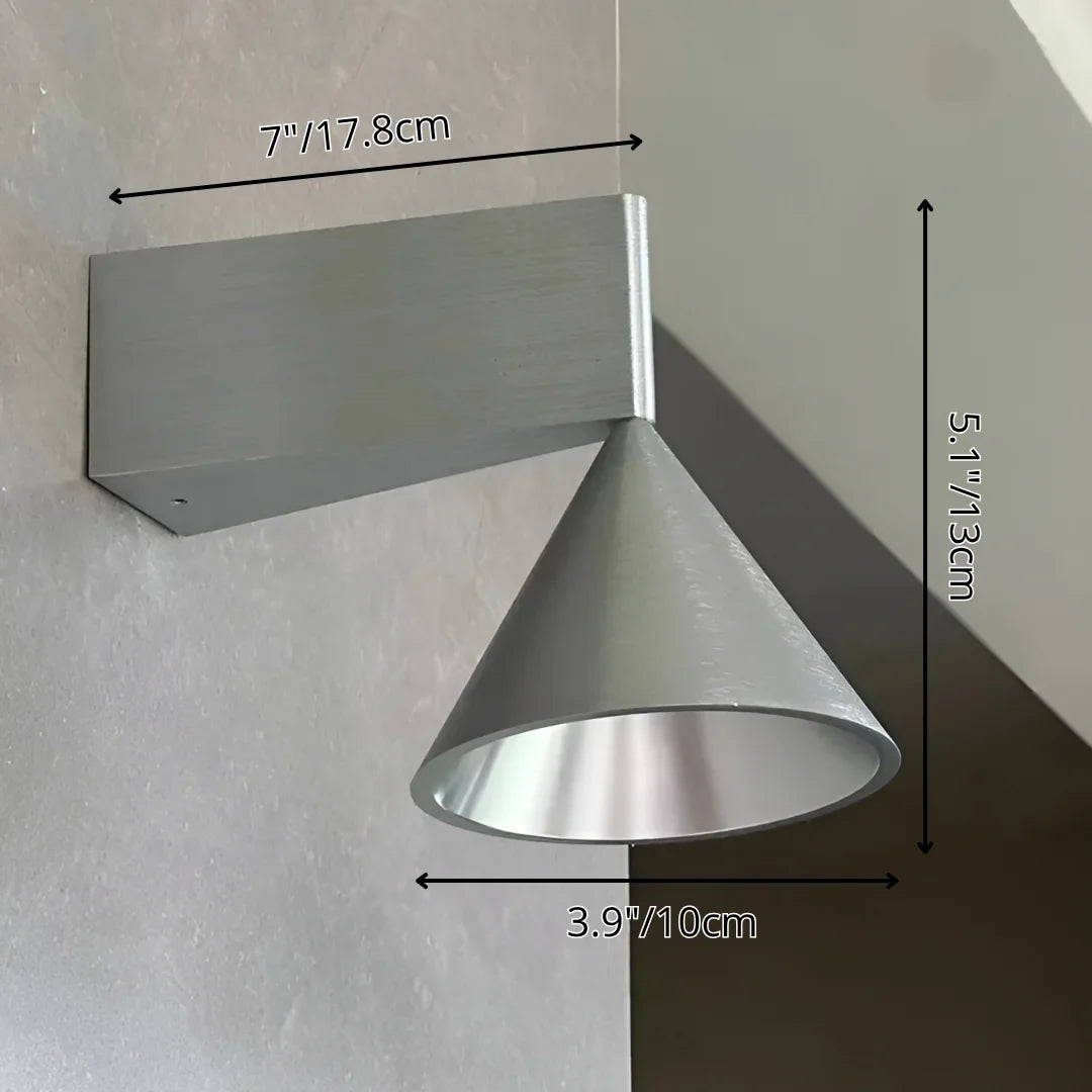Faro Bauhaus Cone Wall Lamp with 3-Color LED - Wall Lights & Sconces | Lucera Lighting