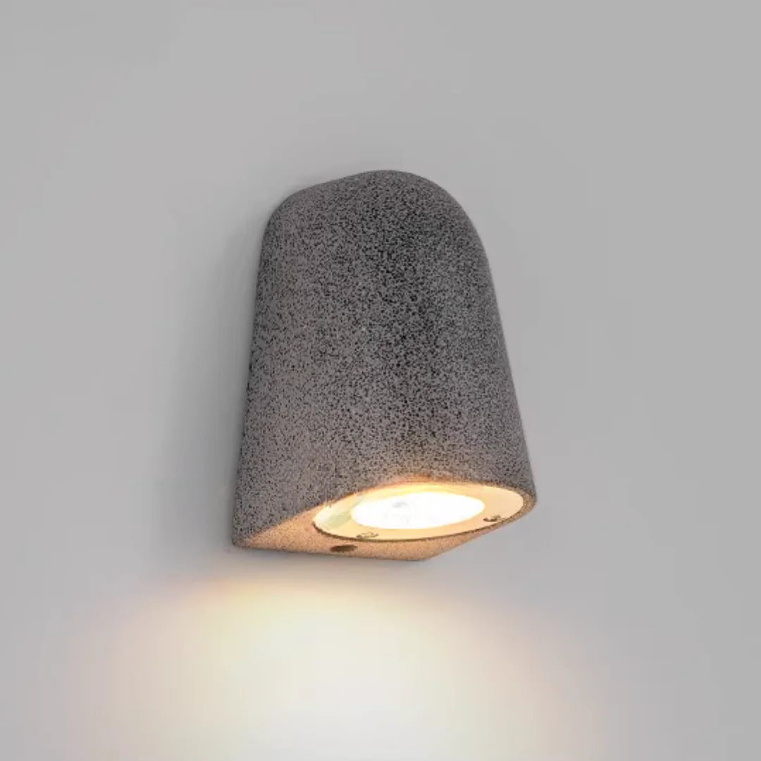 Eos Architectural Microcement Outdoor Wall Light - Exterior wall | Lucera Lighting