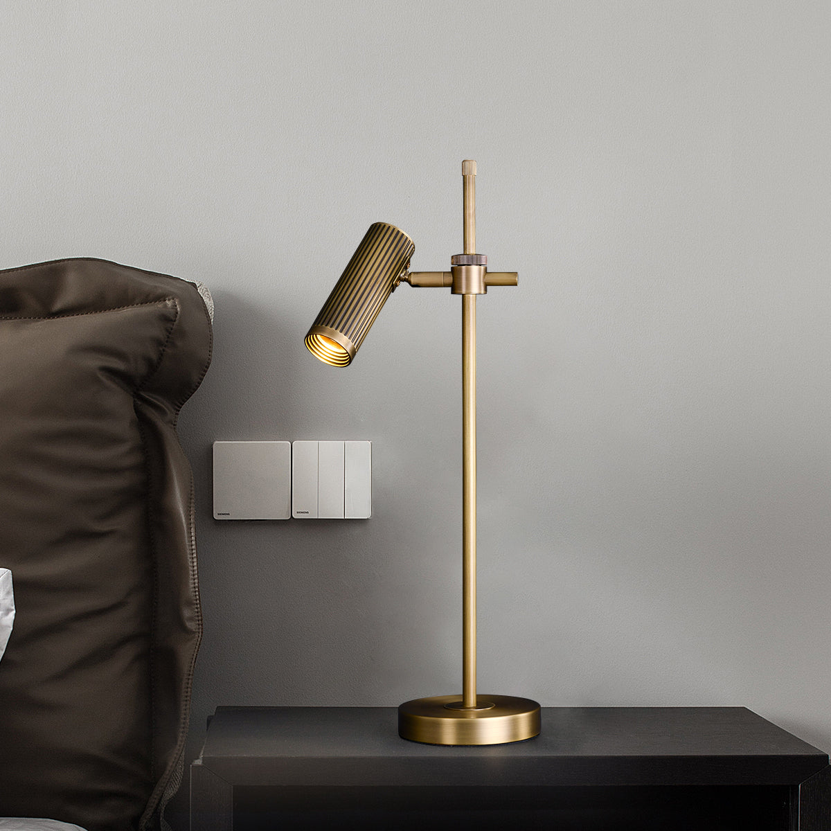 Moto Bronze Adjustable Table Lamp - Lamps | Lucera Lighting