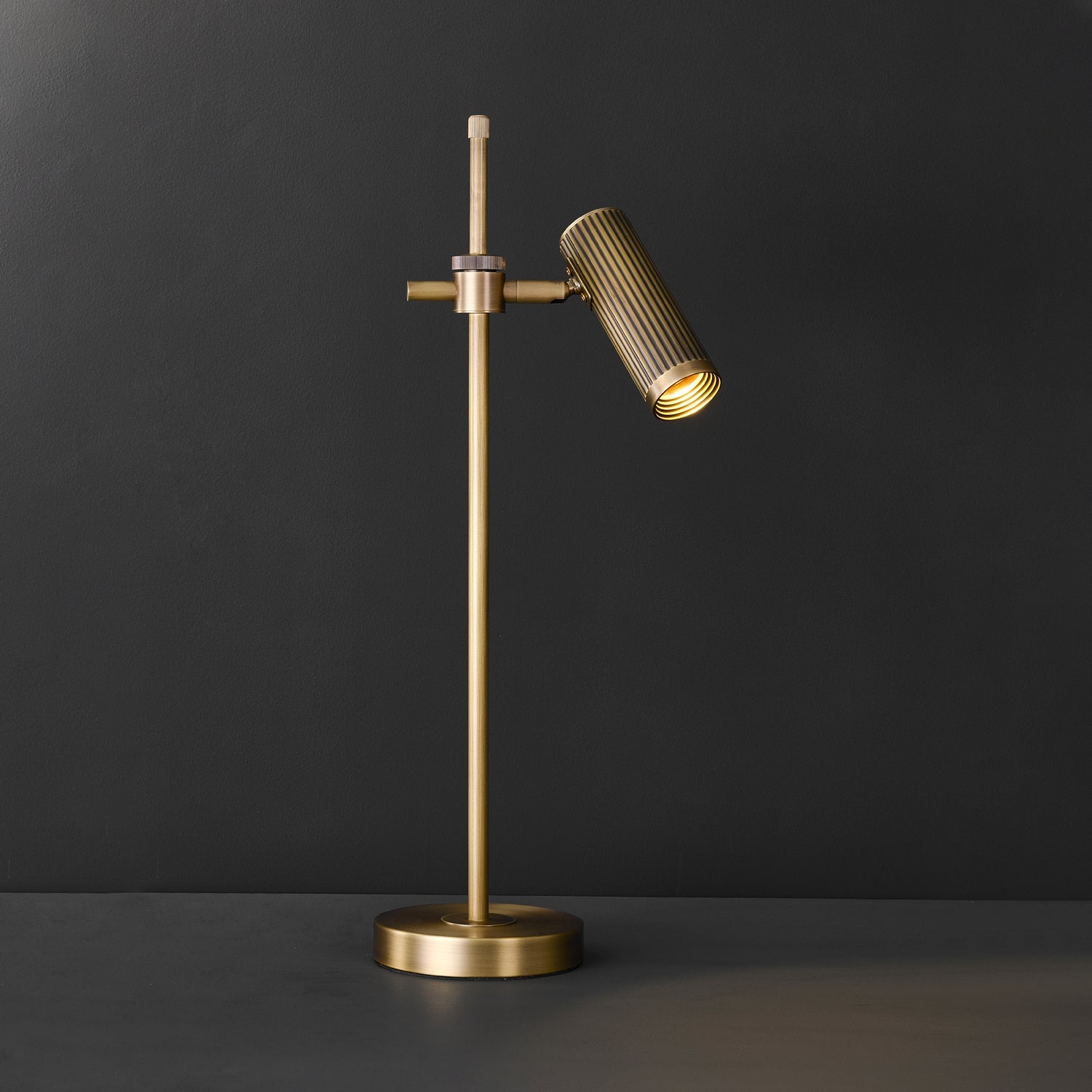 Moto Bronze Adjustable Table Lamp - Lamps | Lucera Lighting