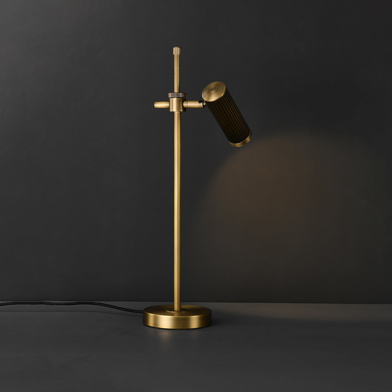 Moto Bronze Adjustable Table Lamp - Lamps | Lucera Lighting