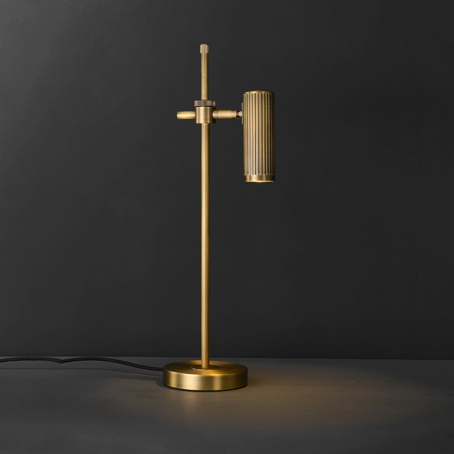 Moto Bronze Adjustable Table Lamp - Lamps | Lucera Lighting