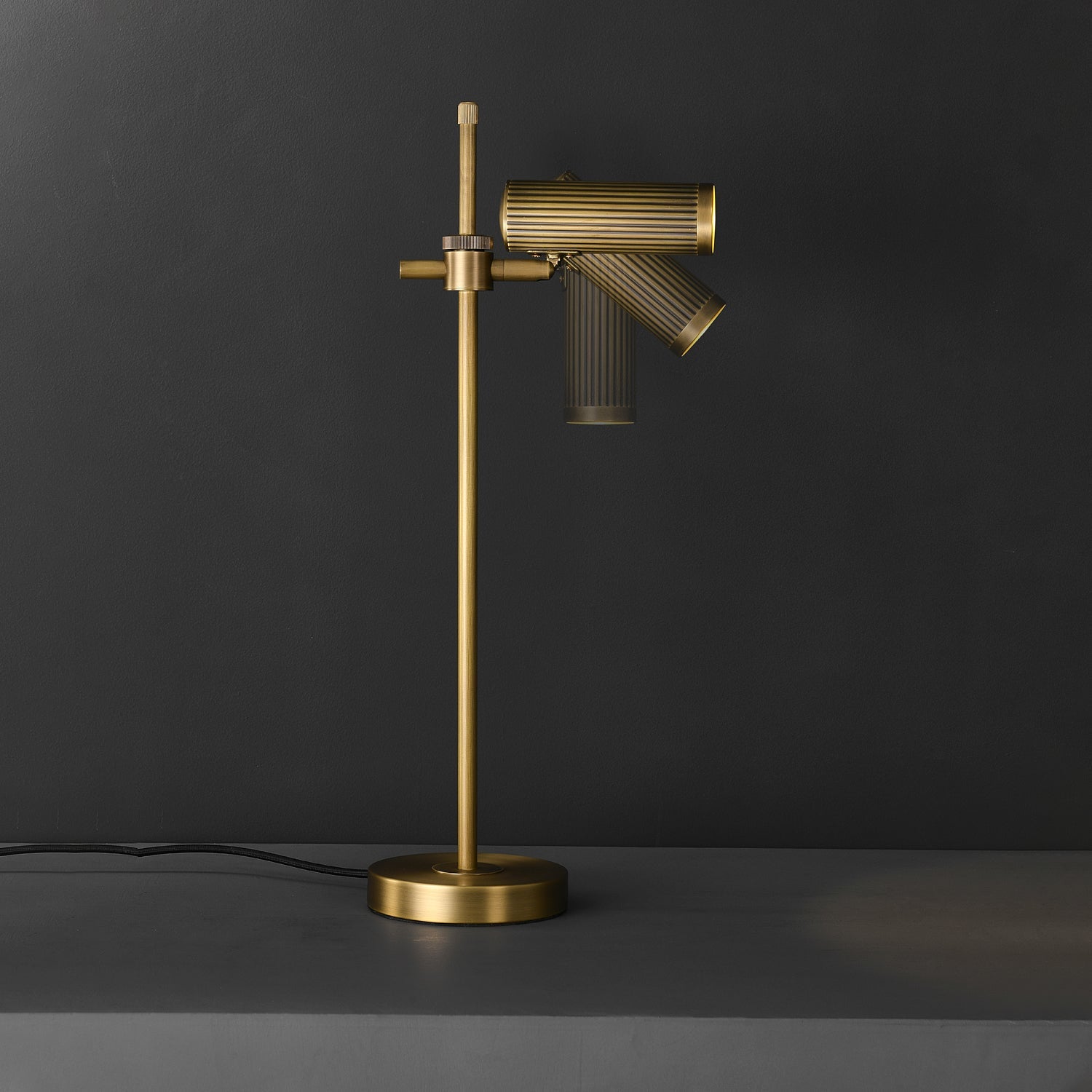Moto Bronze Adjustable Table Lamp - Lamps | Lucera Lighting