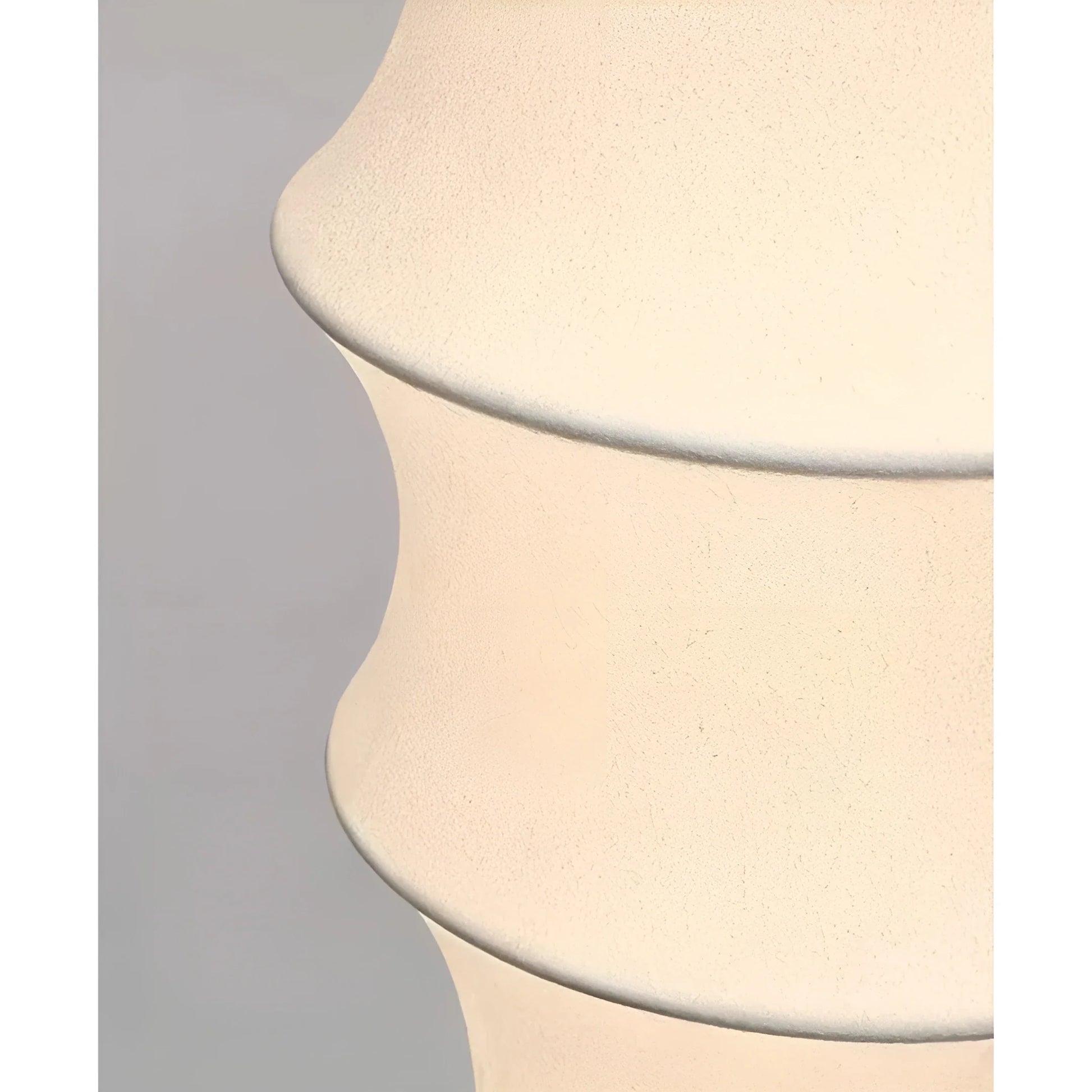 Aquamarine White Silk Modern Floor Lamp - Lamps | Lucera Lighting