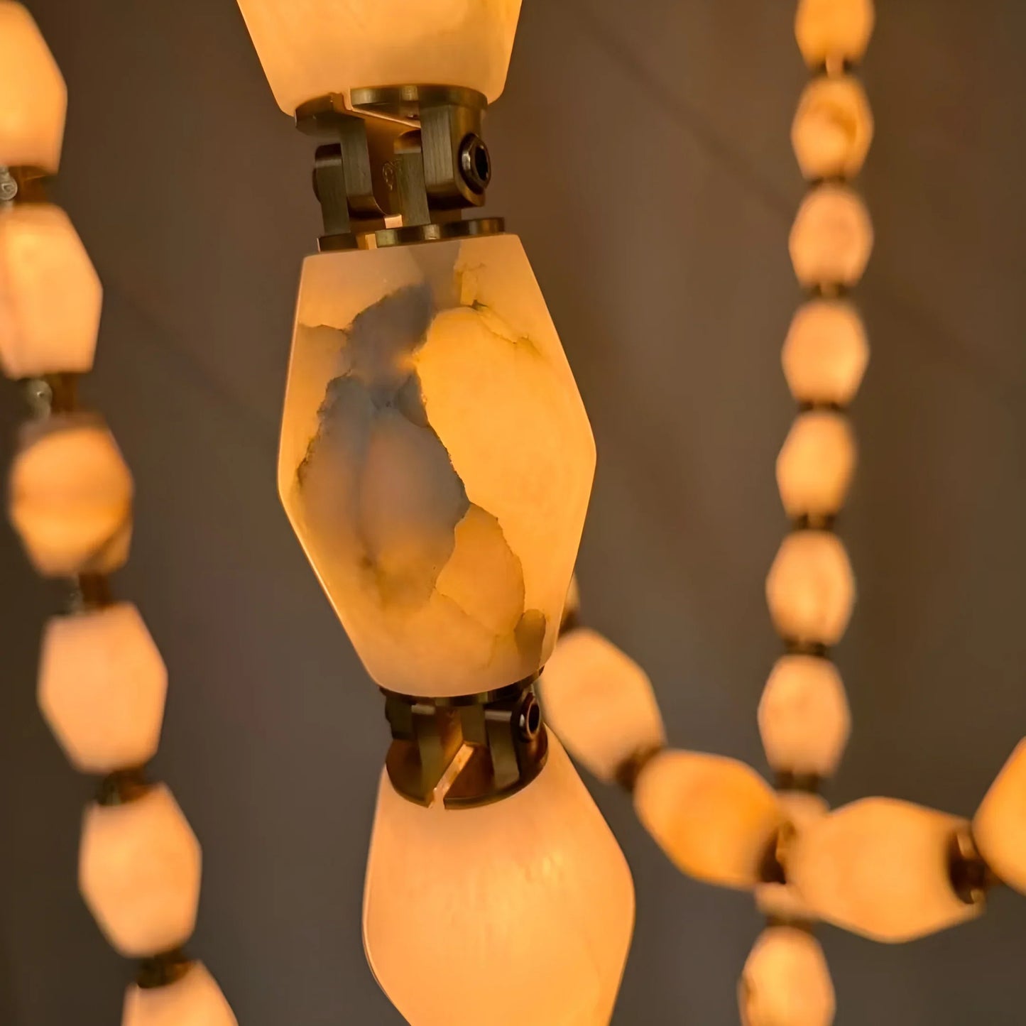 Beau Cloudstone Chain Chandelier - Italian Design - Chandeliers | Lucera Lighting