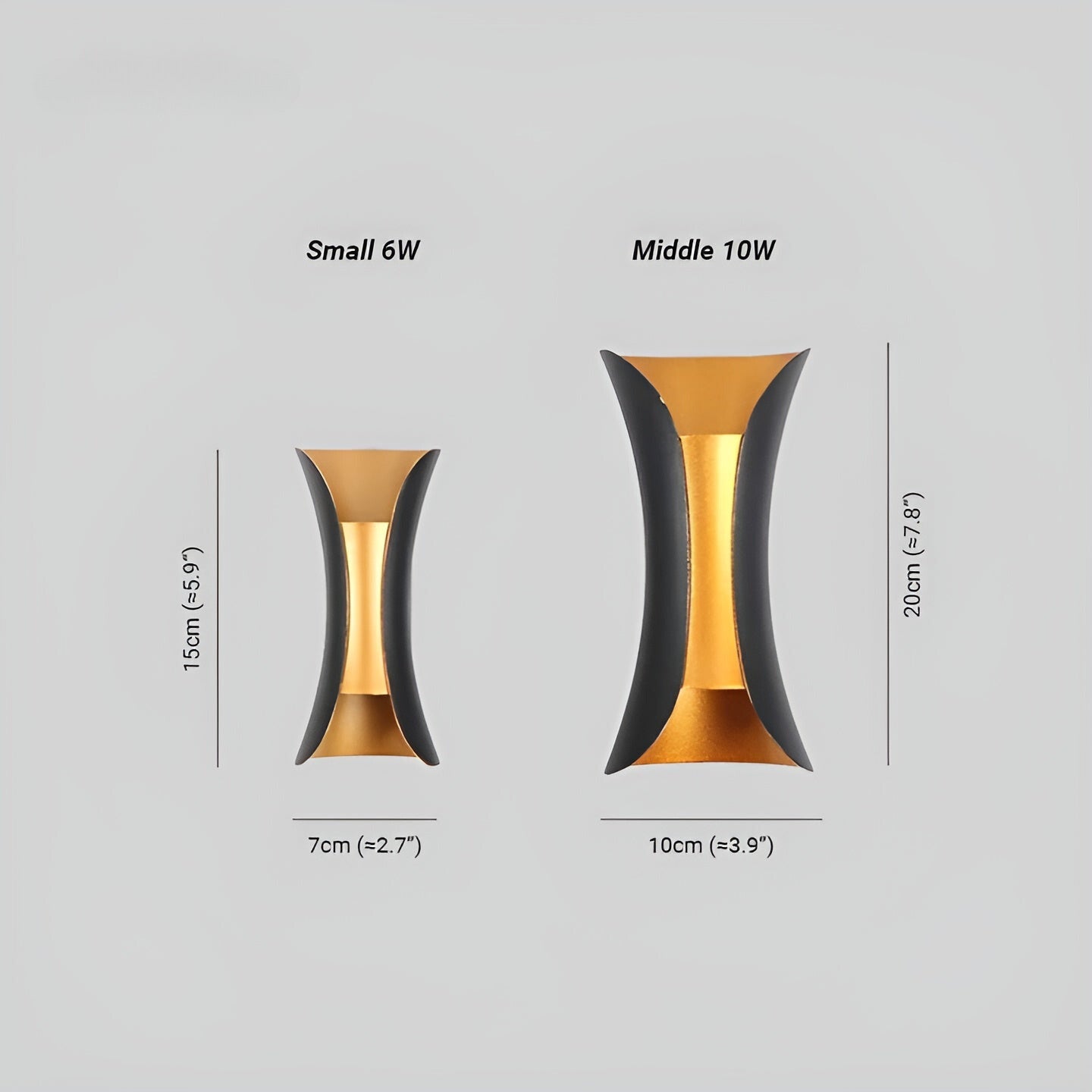 Luxuria UrbanGlow Outdoor Wall Lamp - Outdoor Wall Sconce