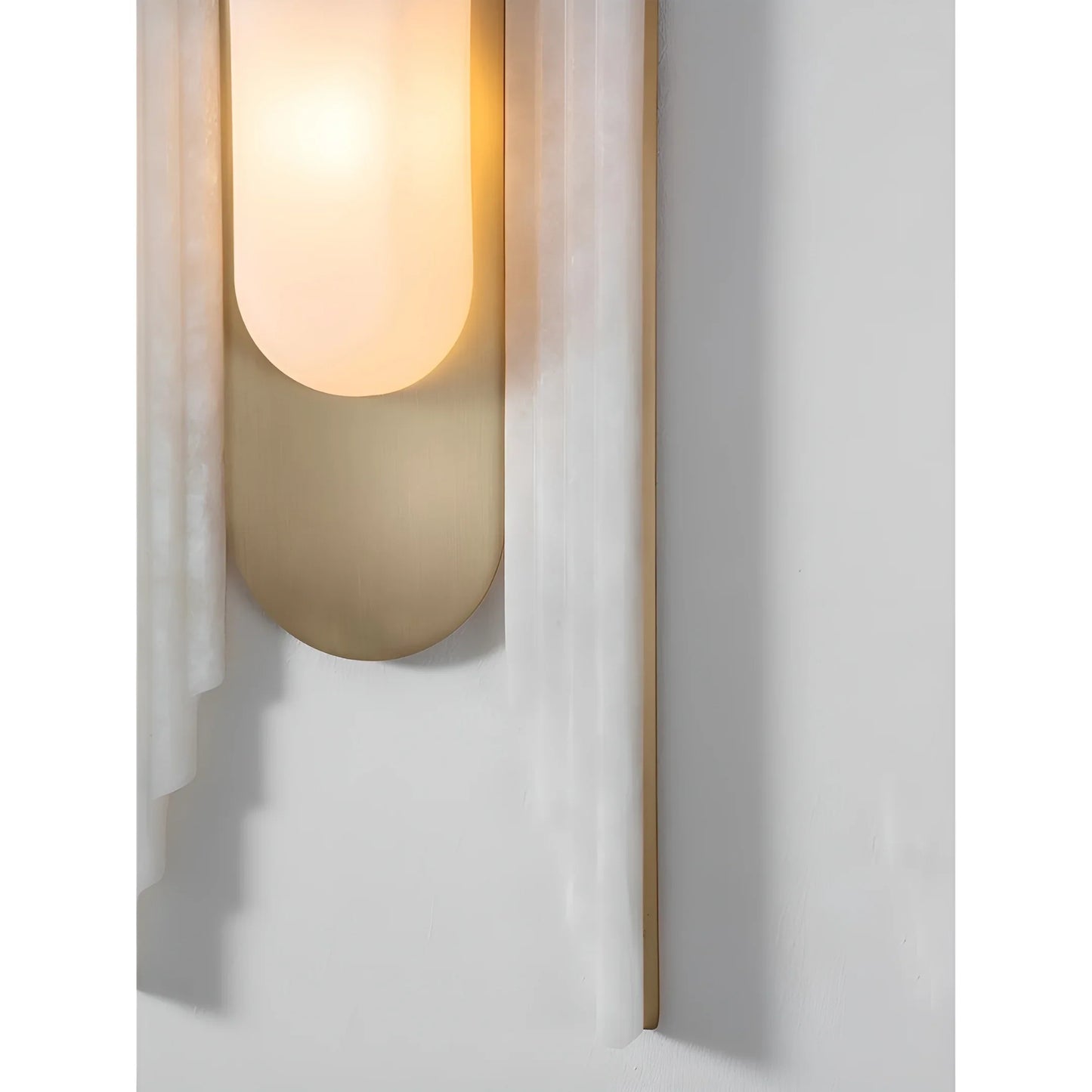 Cuore French Style Solid Brass and Marble Wall Lamp - Wall Lights & Sconces | Lucera Lighting