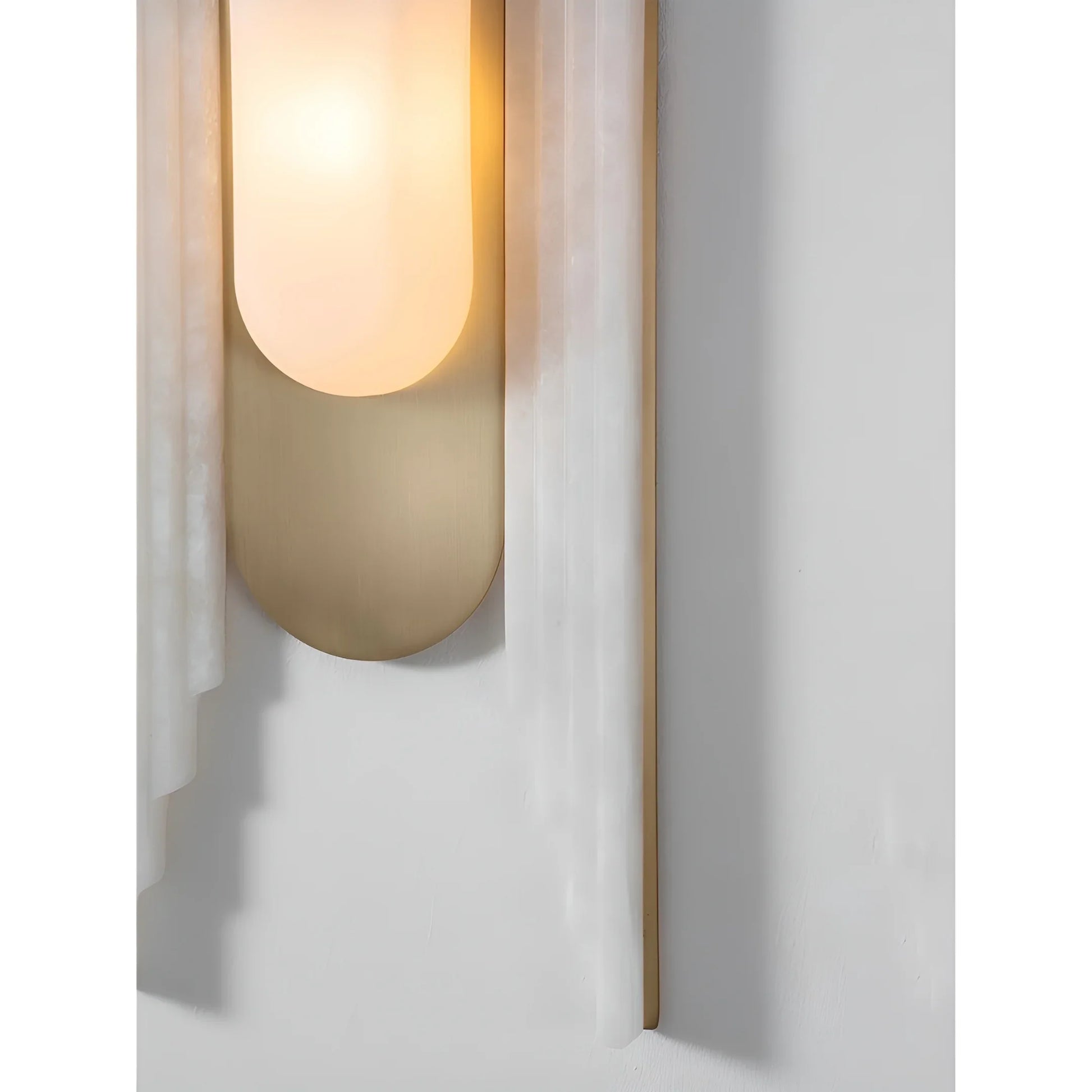 Cuore French Style Solid Brass and Marble Wall Lamp - Wall Lights & Sconces | Lucera Lighting