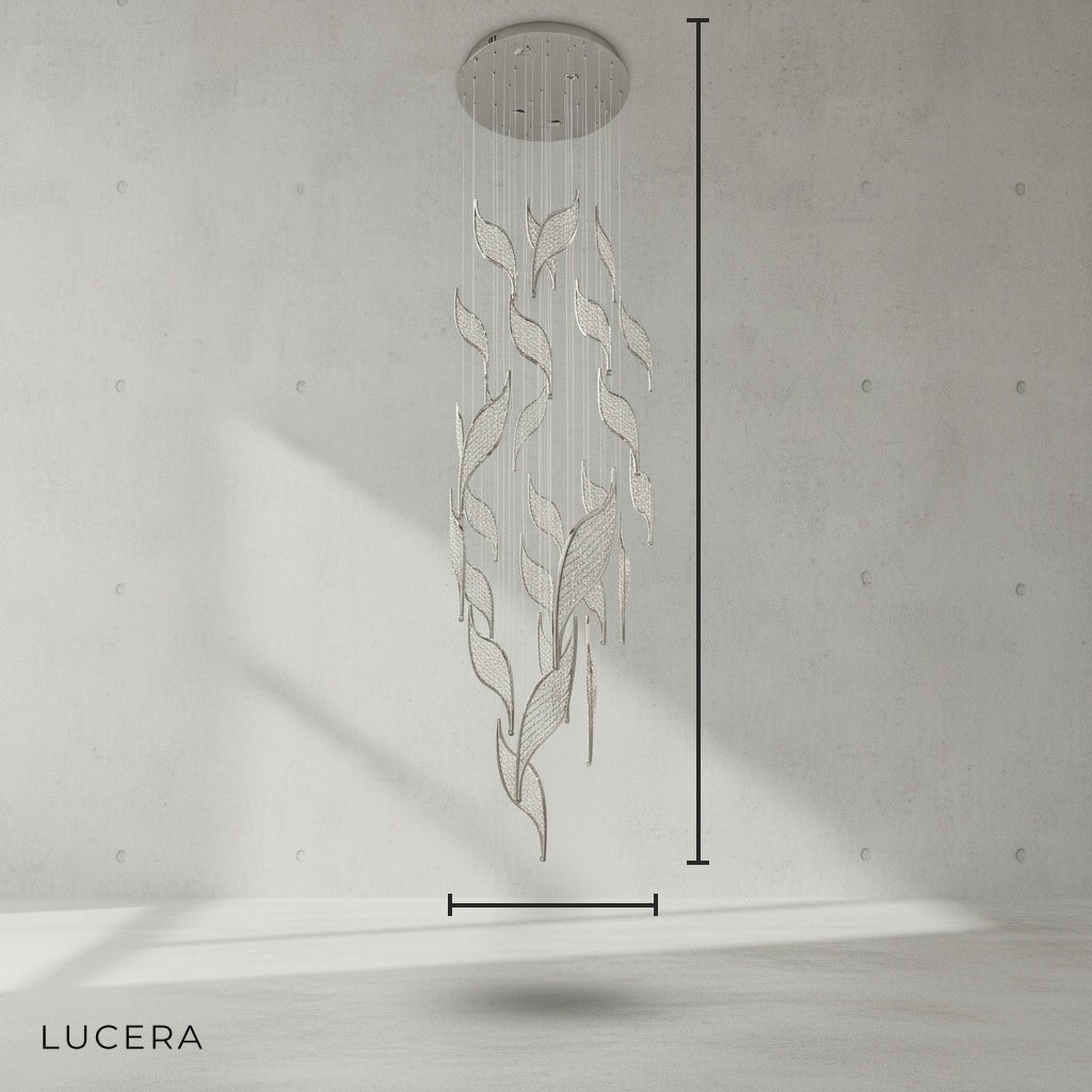 Brak LED Crystal Chandelier Bird Design - Chandeliers | Lucera Lighting
