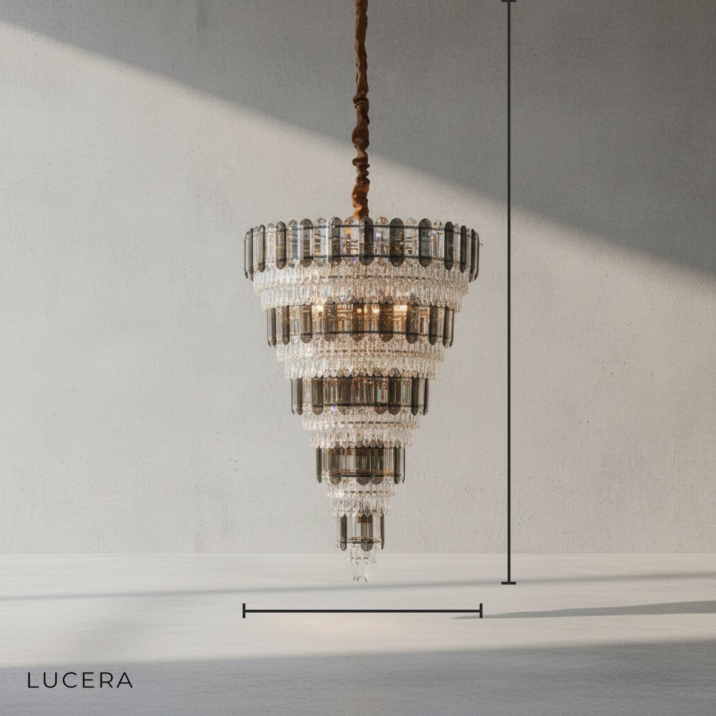Magnolia Grand Luxury Crystal Chandelier - Chandeliers | Lucera Lighting