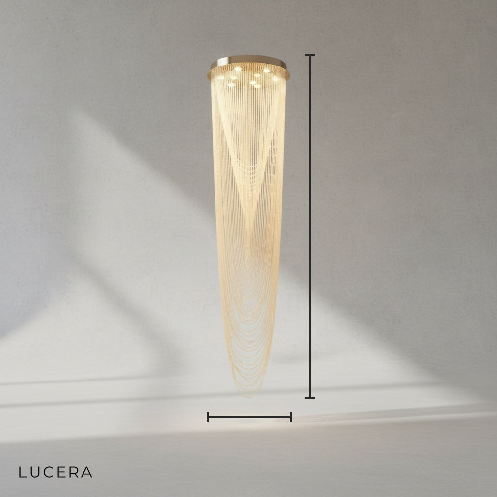 Anise Crystal Ceiling Chandelier - Chandeliers | Lucera Lighting