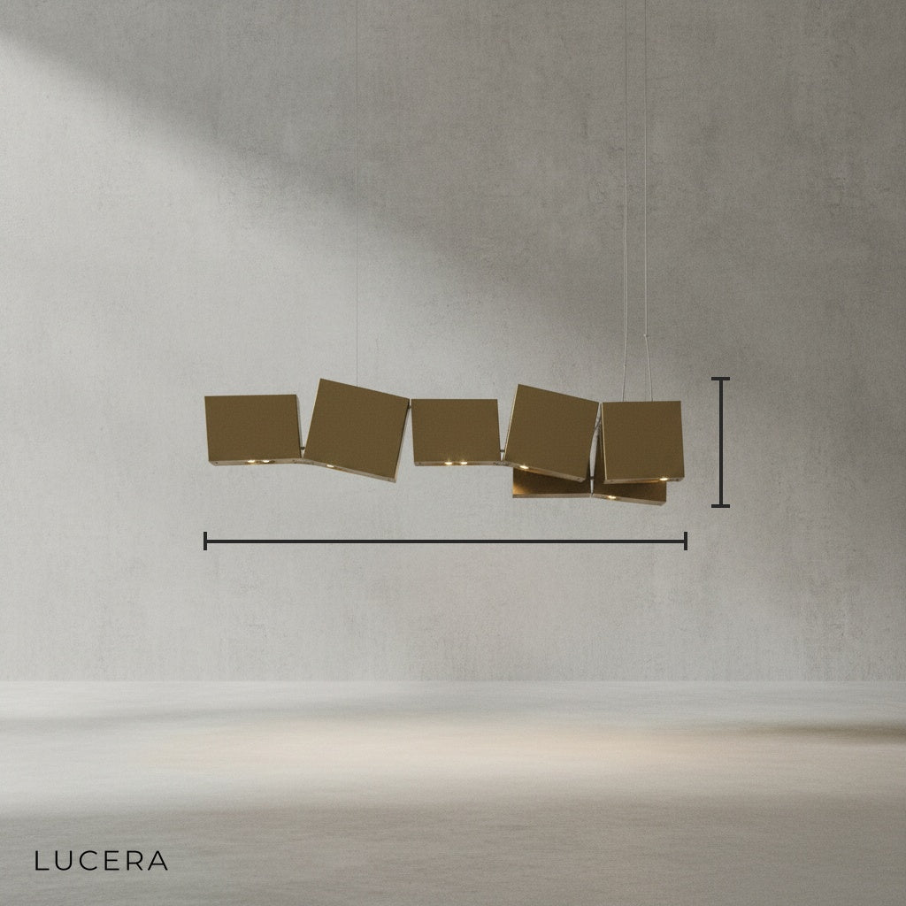 Freya Postmodern Iron Box Chandelier - Pendant Lights | Lucera Lighting