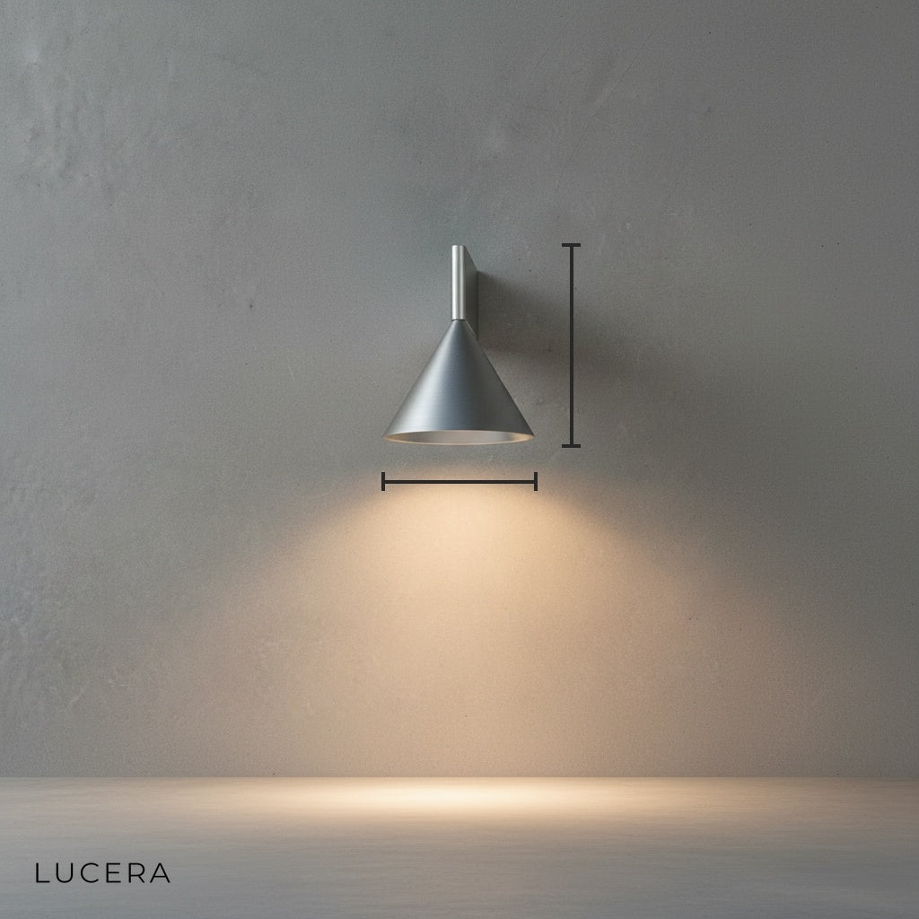 Faro Bauhaus Cone Wall Lamp with 3-Color LED - Wall Lights & Sconces | Lucera Lighting
