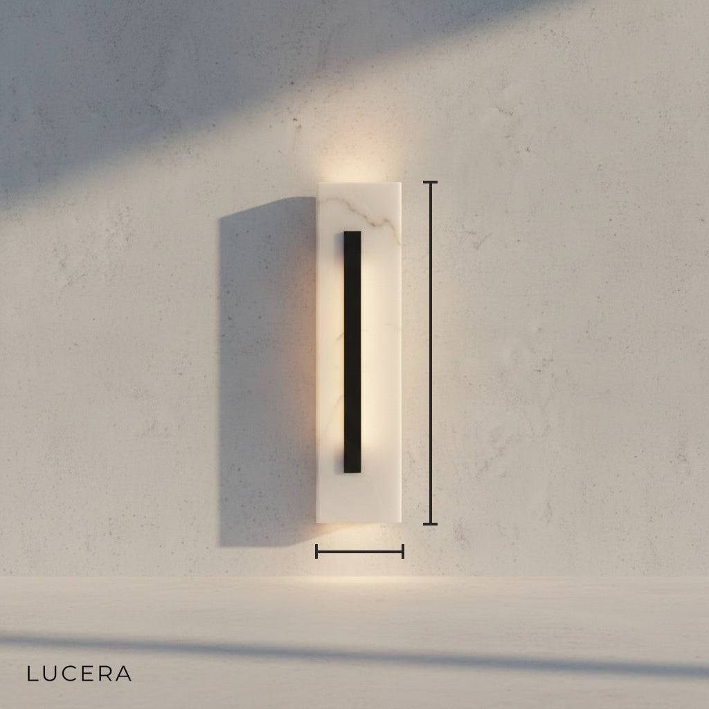 Porto Minimalistic Black Rectangular Wall Lamp - Wall Lights & Sconces | Lucera Lighting
