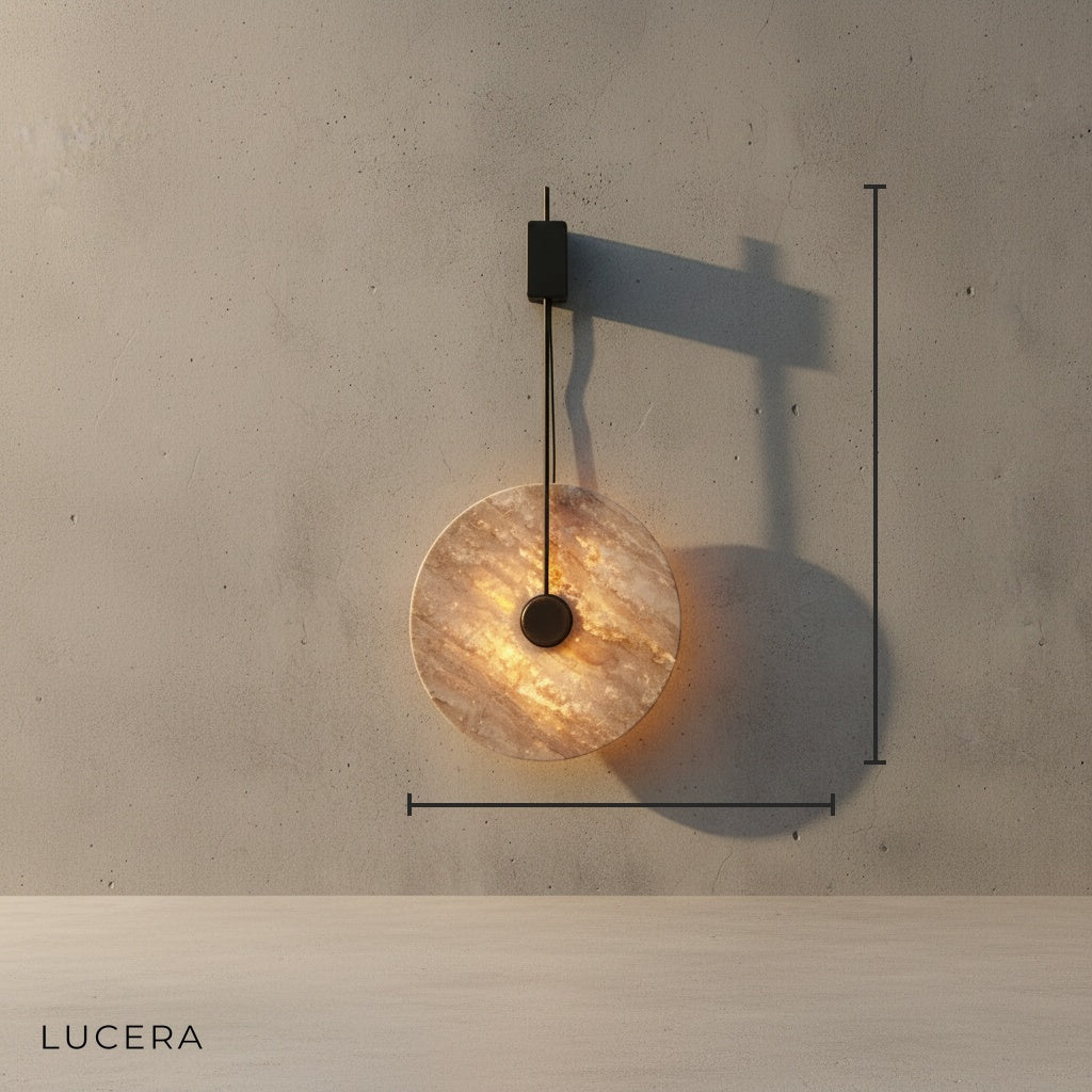Toile Stone Circle Wall Lamp - Wall Lights & Sconces | Lucera Lighting