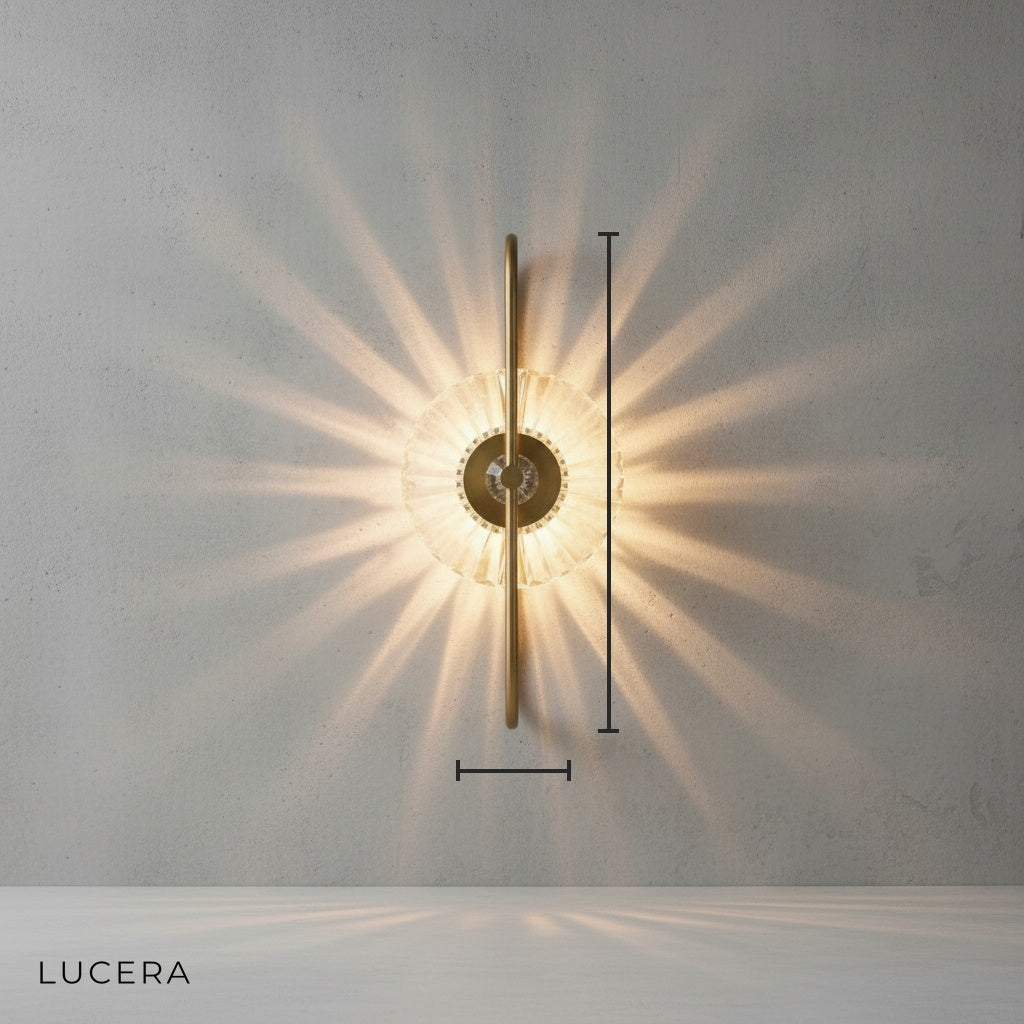 Fresco Luxury LED Wall Lamp for Living Room & Bedroom - Wall Lights & Sconces | Lucera Lighting