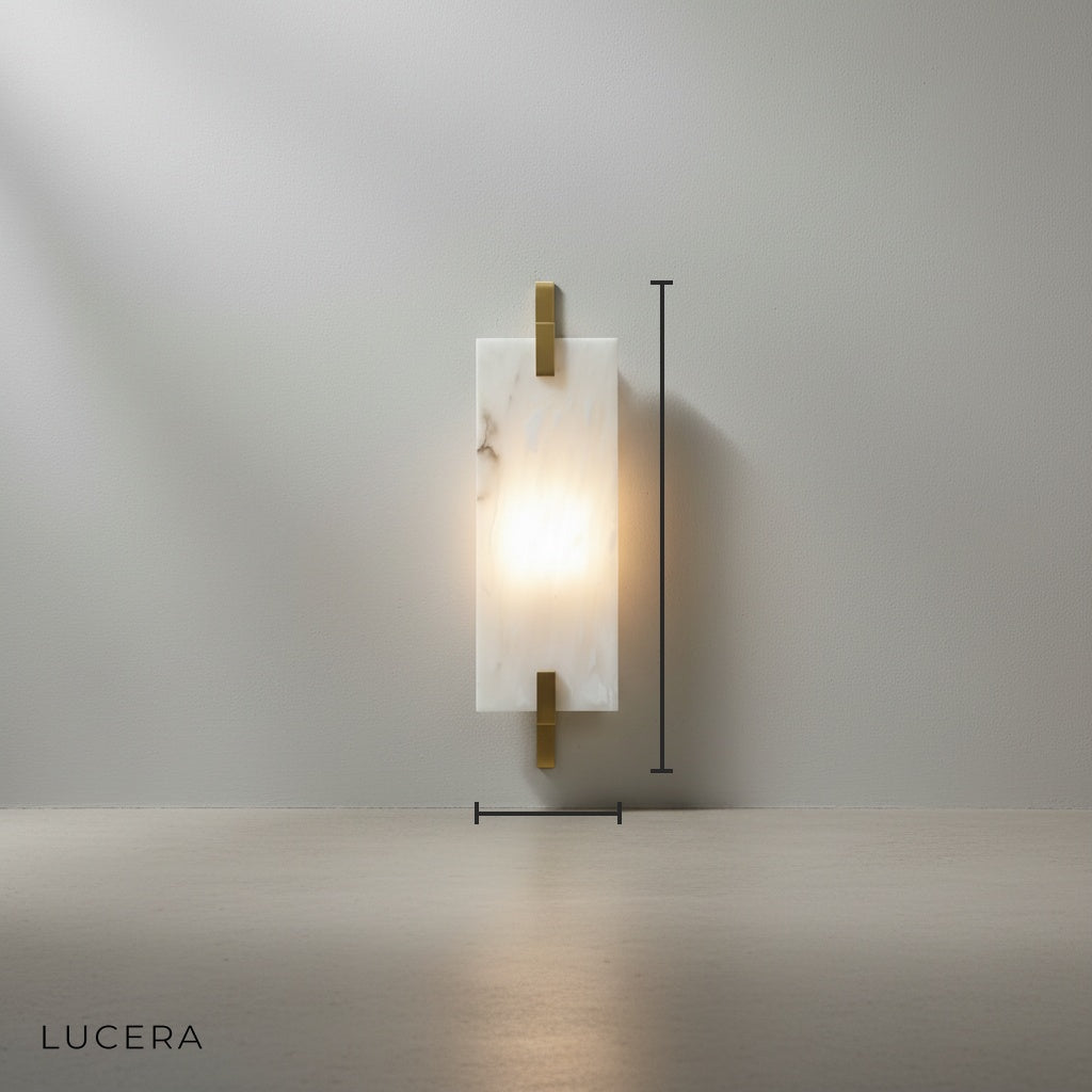 Finesse Splendor Marble Wall Lamp - Wall Lights & Sconces | Lucera Lighting