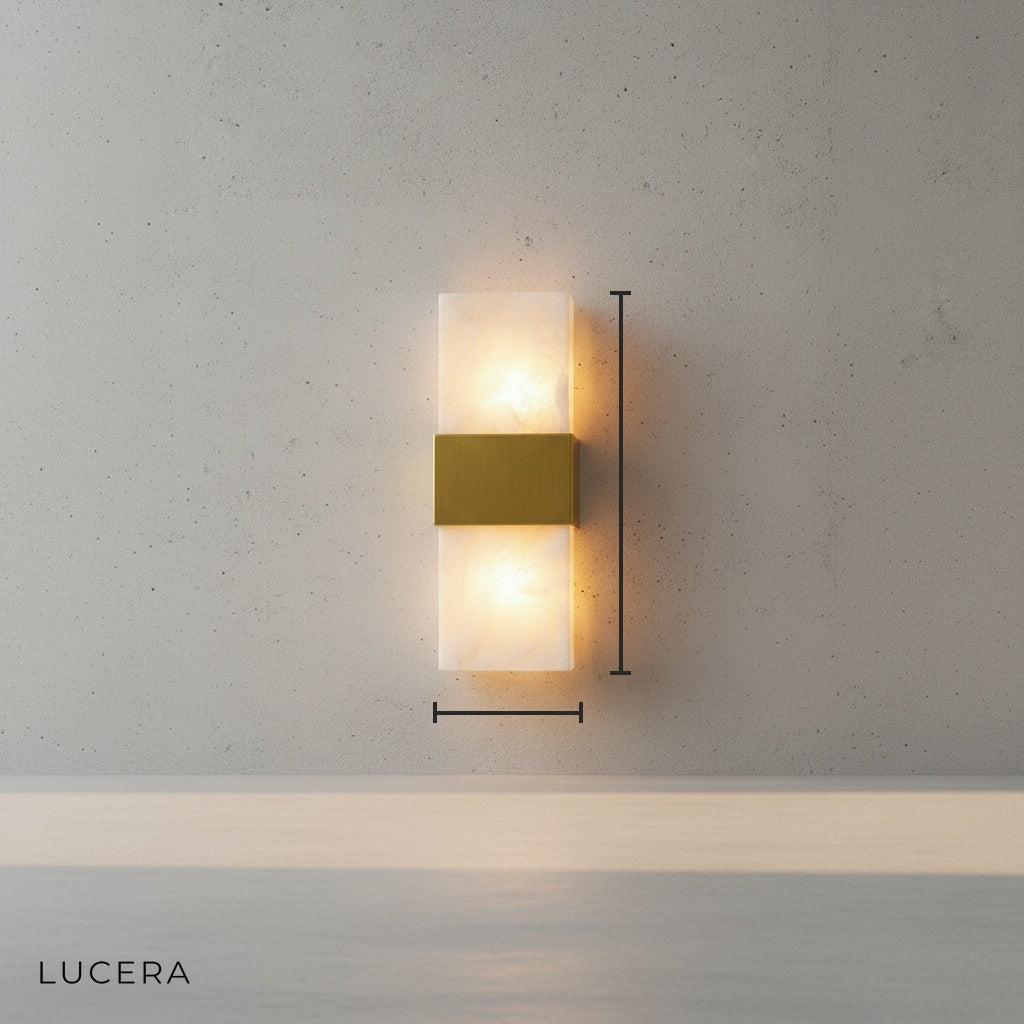 Hauteur Marble Postmodern Wall Lamp - Wall Lights & Sconces | Lucera Lighting
