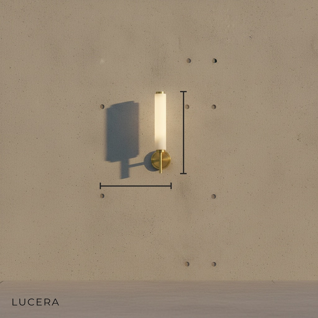 Outre Copper & Marble Wall Lamp - Wall Lights & Sconces | Lucera Lighting