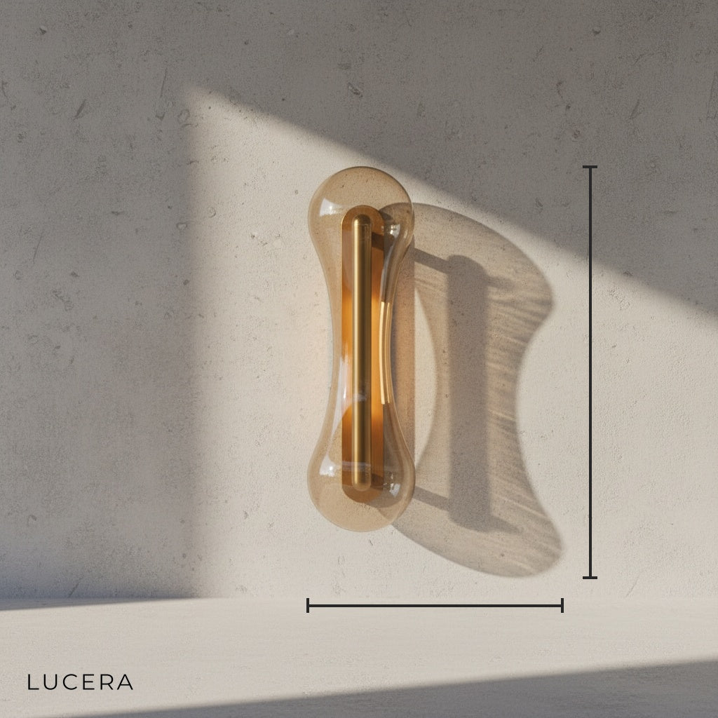 Spire Glass Wall Lamp - Innovative Style for Living Room, B - Wall Lights & Sconces | Lucera Lighting